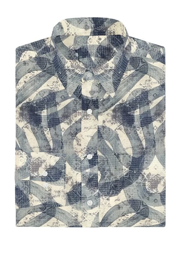 Digital Printed Full Sleeves Shirt - Image 5