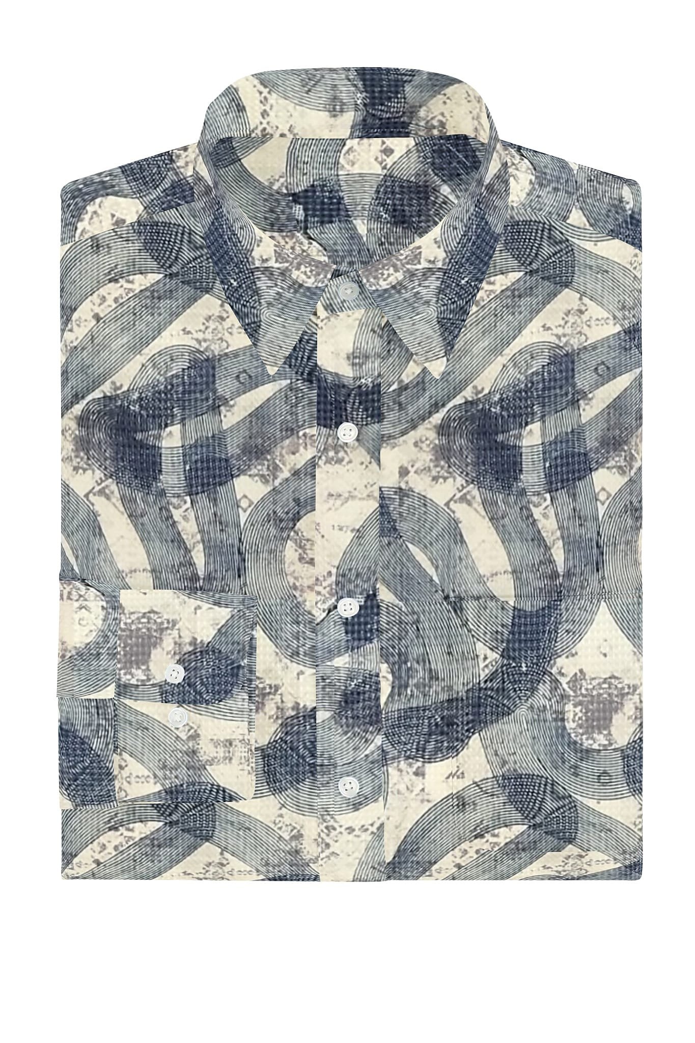 Digital Printed Full Sleeves Shirt - Image 2