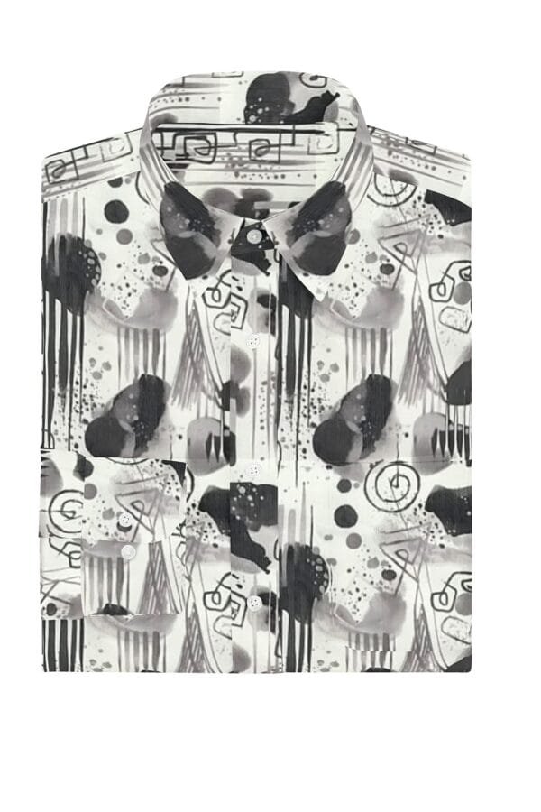 Digital Printed Full Sleeves Shirt - Image 5