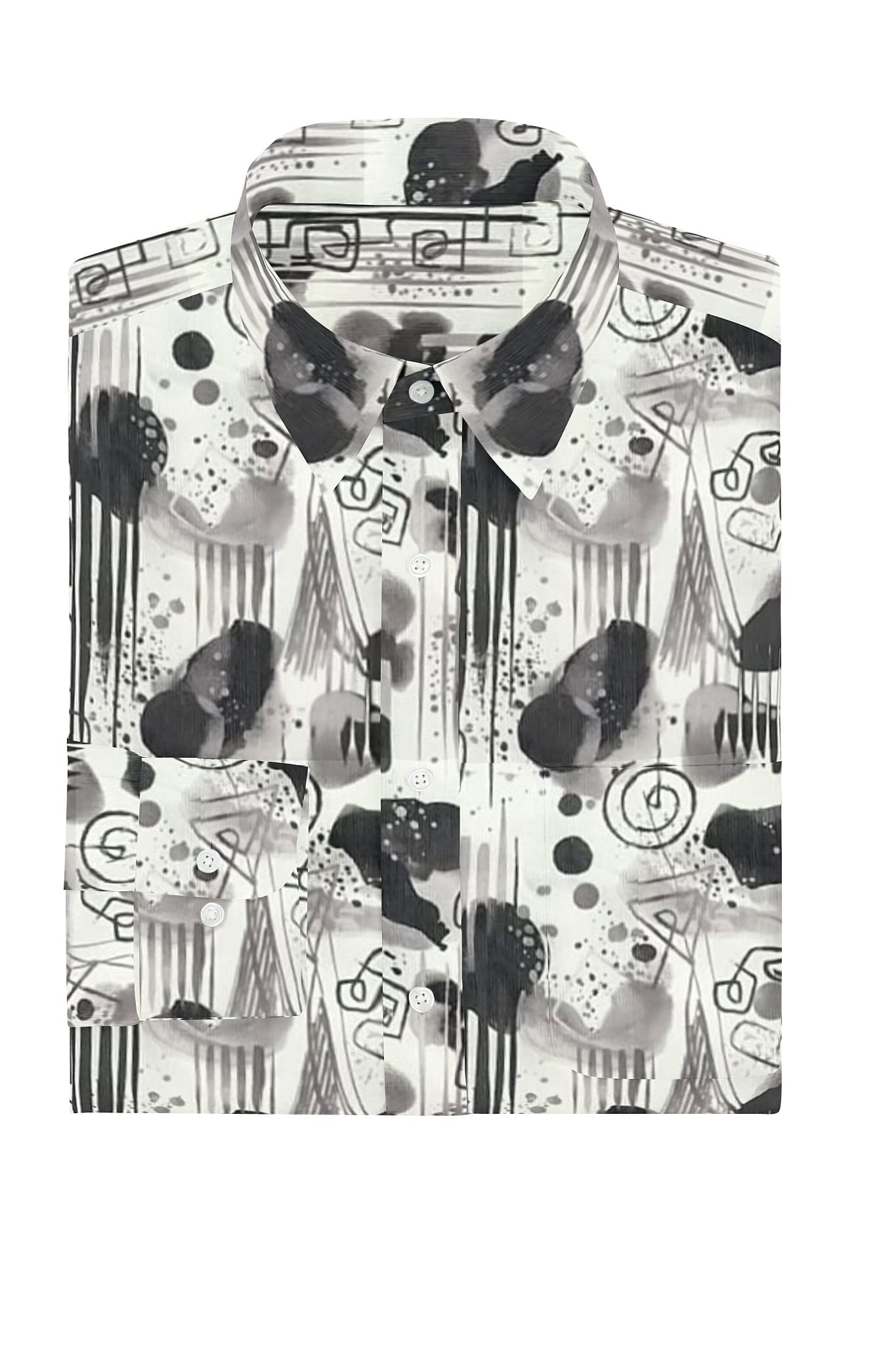 Digital Printed Full Sleeves Shirt - Image 2