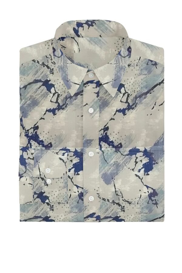 Digital Printed Full Sleeves Shirt - Image 4