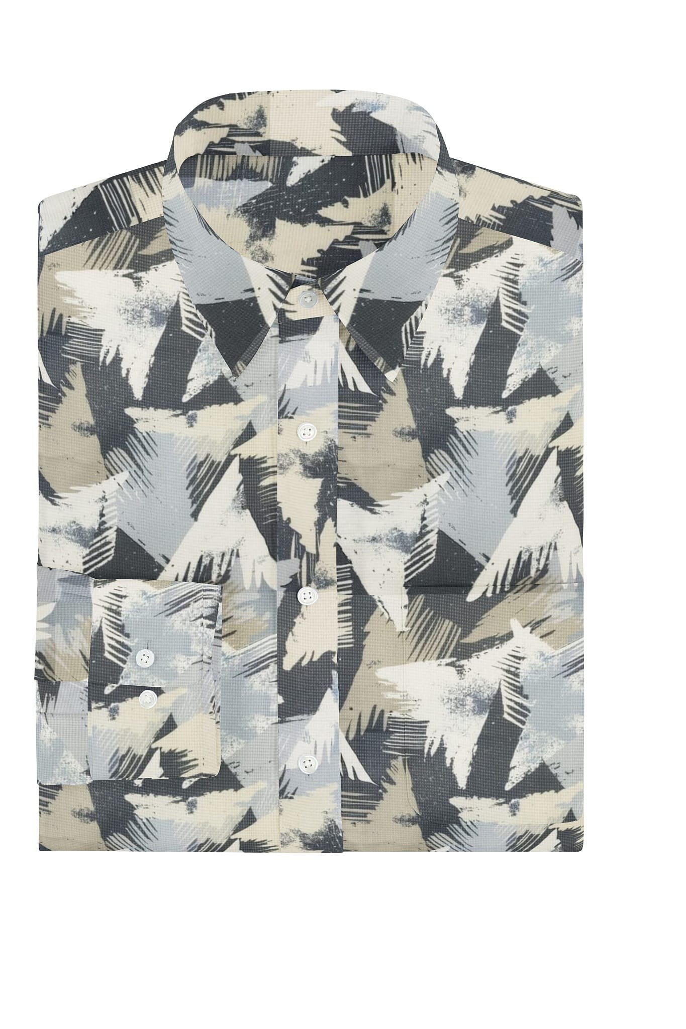 Digital Printed Full Sleeves Shirt - Image 2