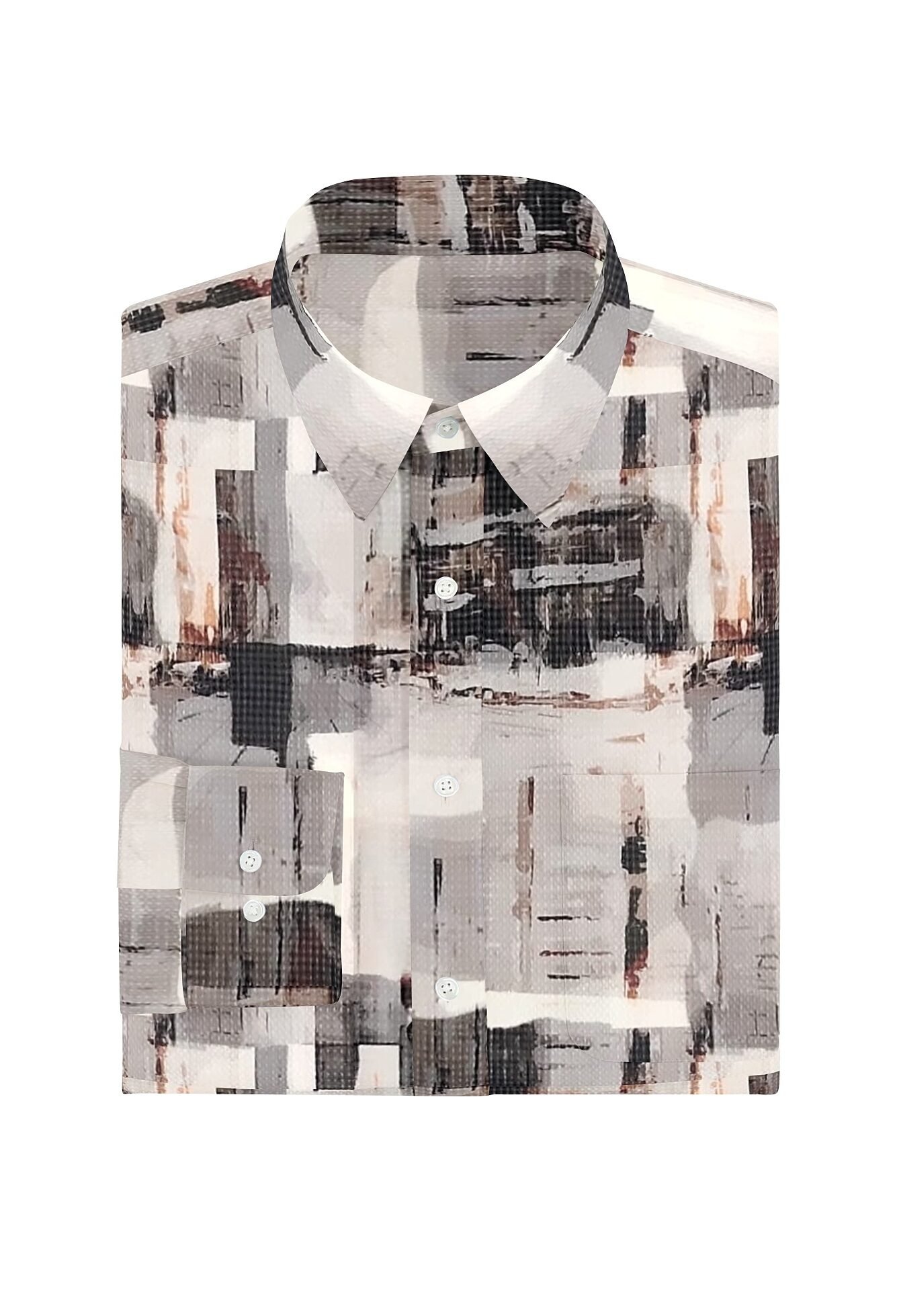 Digital Printed Full Sleeves Shirt - Image 2