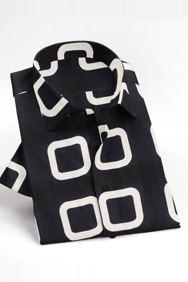 Printed Linen Cotton Half Sleeves Shirts - Image 2
