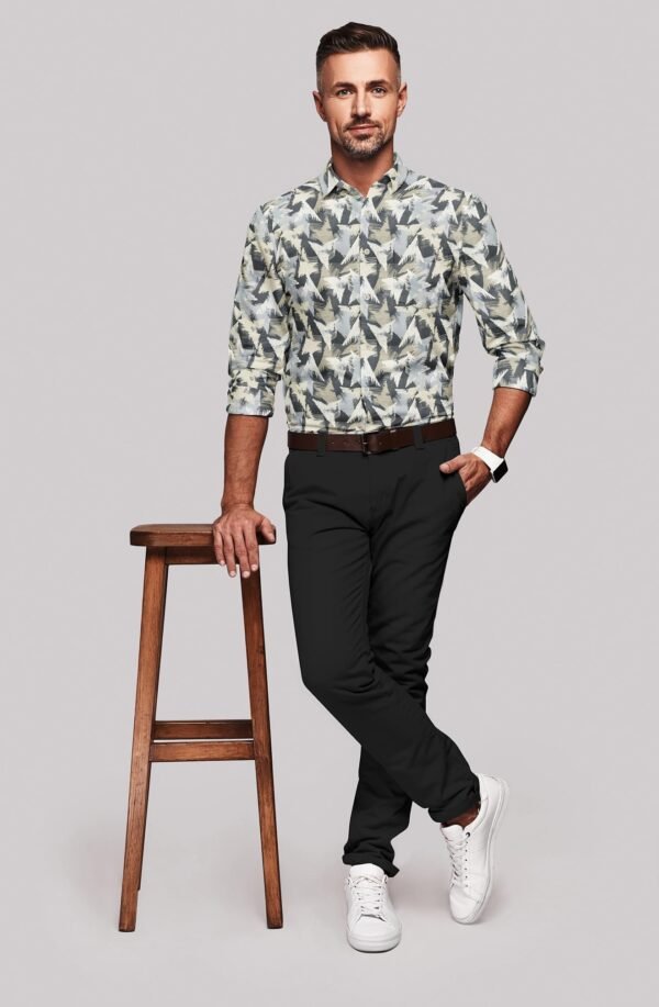 Digital Printed Full Sleeves Shirt - Image 3