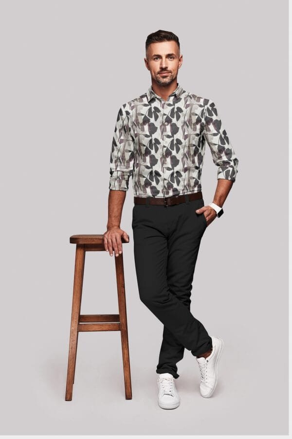 Digital Printed Full Sleeves Shirt - Image 3