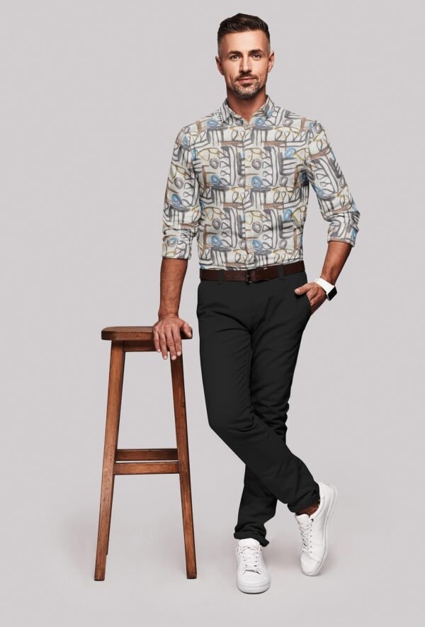 Digital Printed Full Sleeves Shirt - Image 3