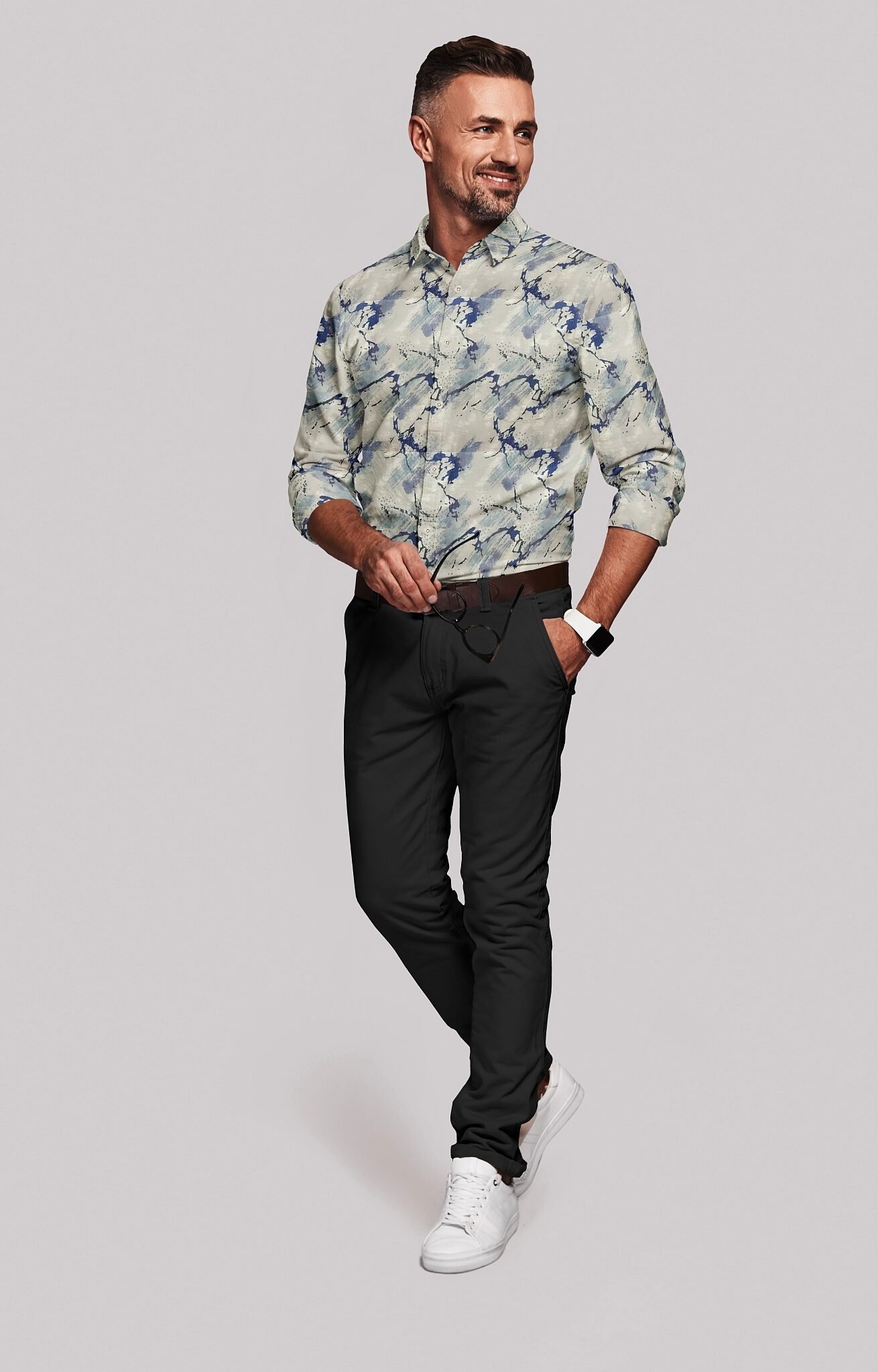 Digital Printed Full Sleeves Shirt - Image 5