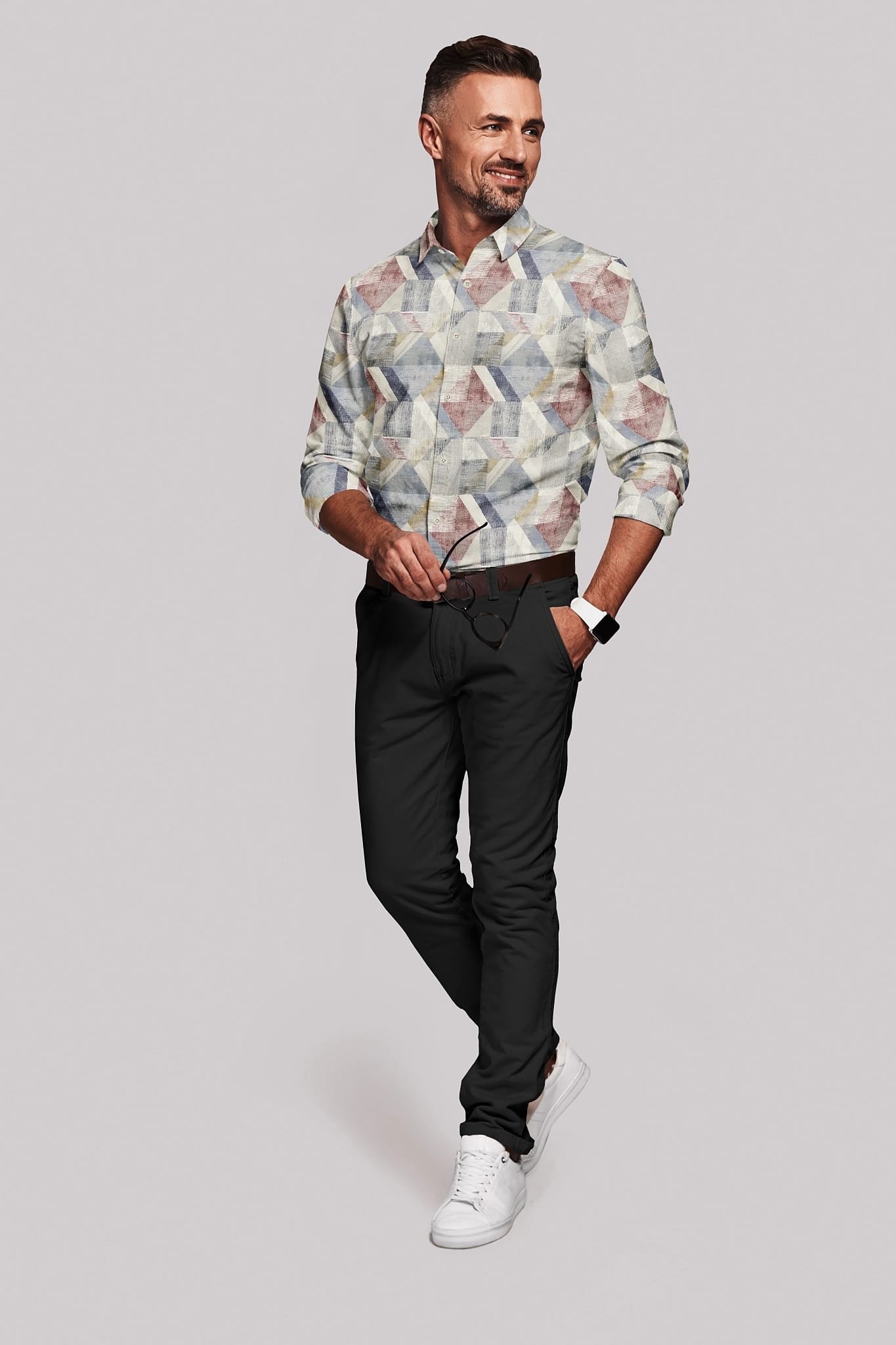 Digital Printed Full Sleeves Shirt - Image 4
