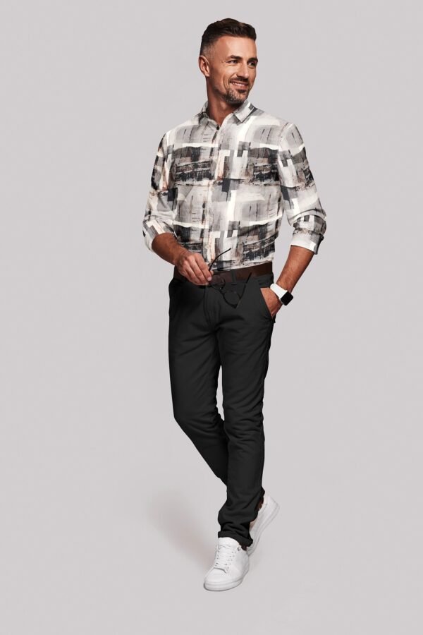 Digital Printed Full Sleeves Shirt - Image 4