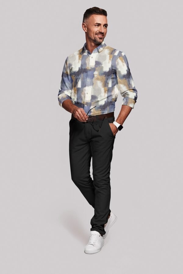 Digital Printed Full Sleeves Shirt - Image 4