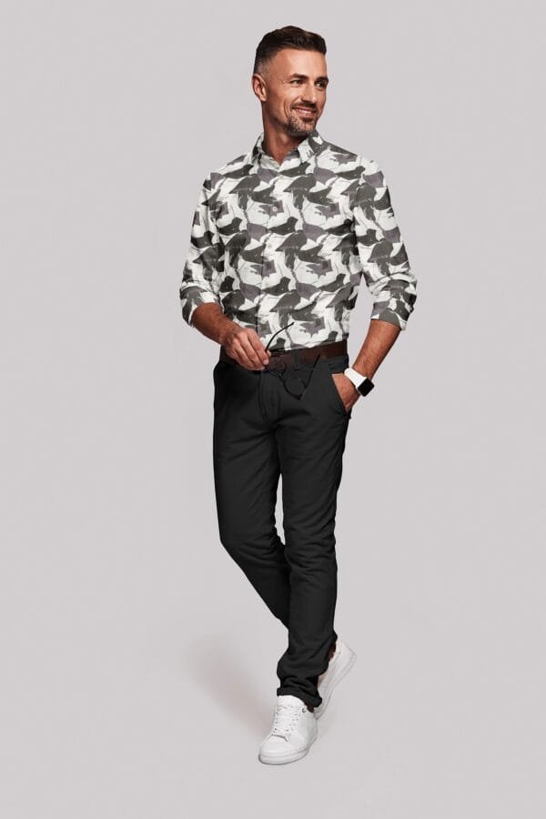 Digital Printed Full Sleeves Shirt - Image 3