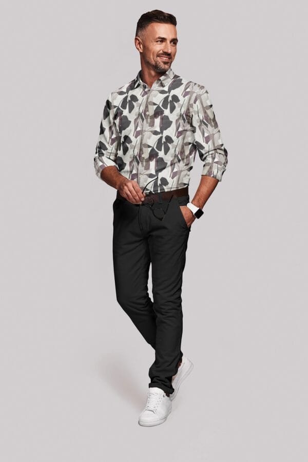 Digital Printed Full Sleeves Shirt - Image 4