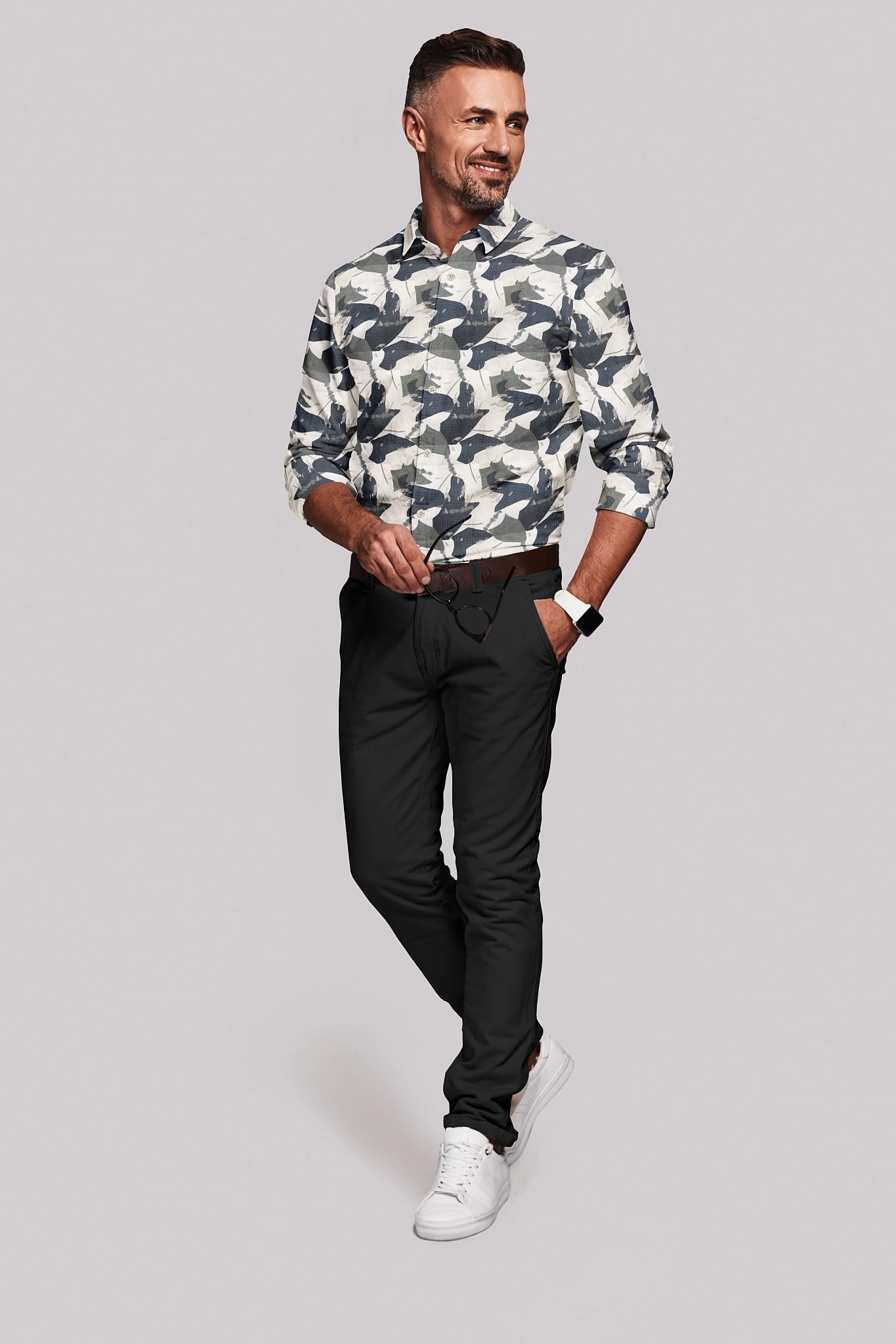 Digital Printed Full Sleeves Shirt - Image 4