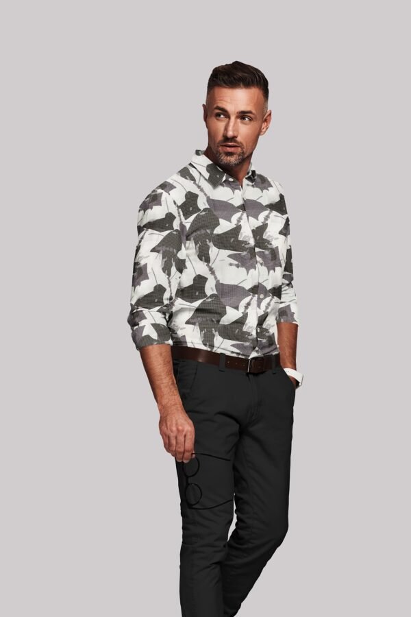 Digital Printed Full Sleeves Shirt - Image 4