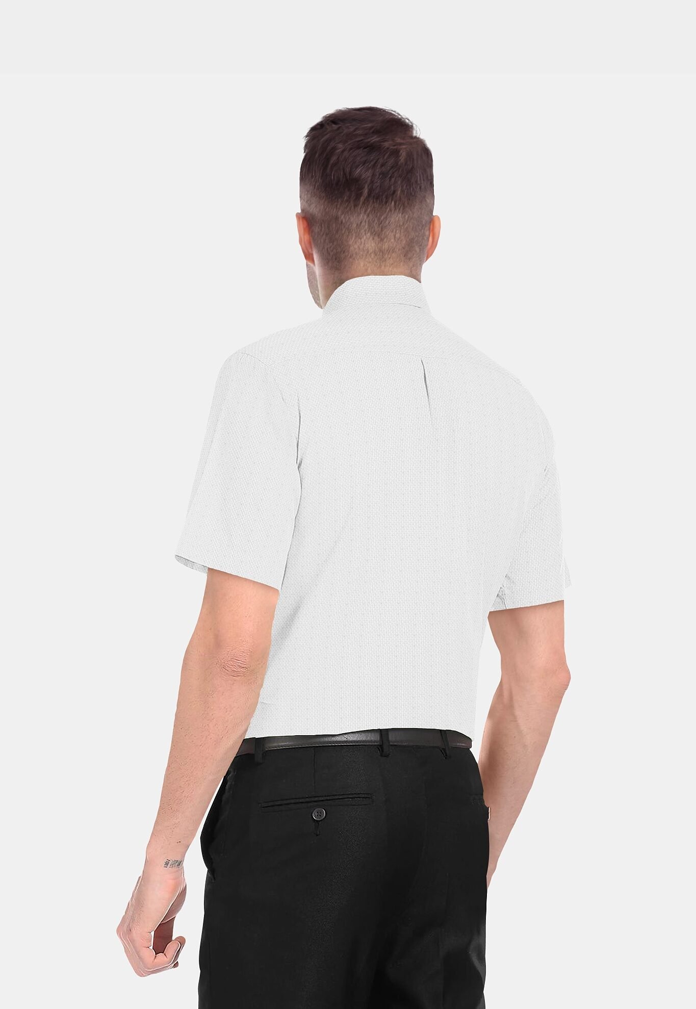 Popcorn White Half Sleeves Shirt - Image 2