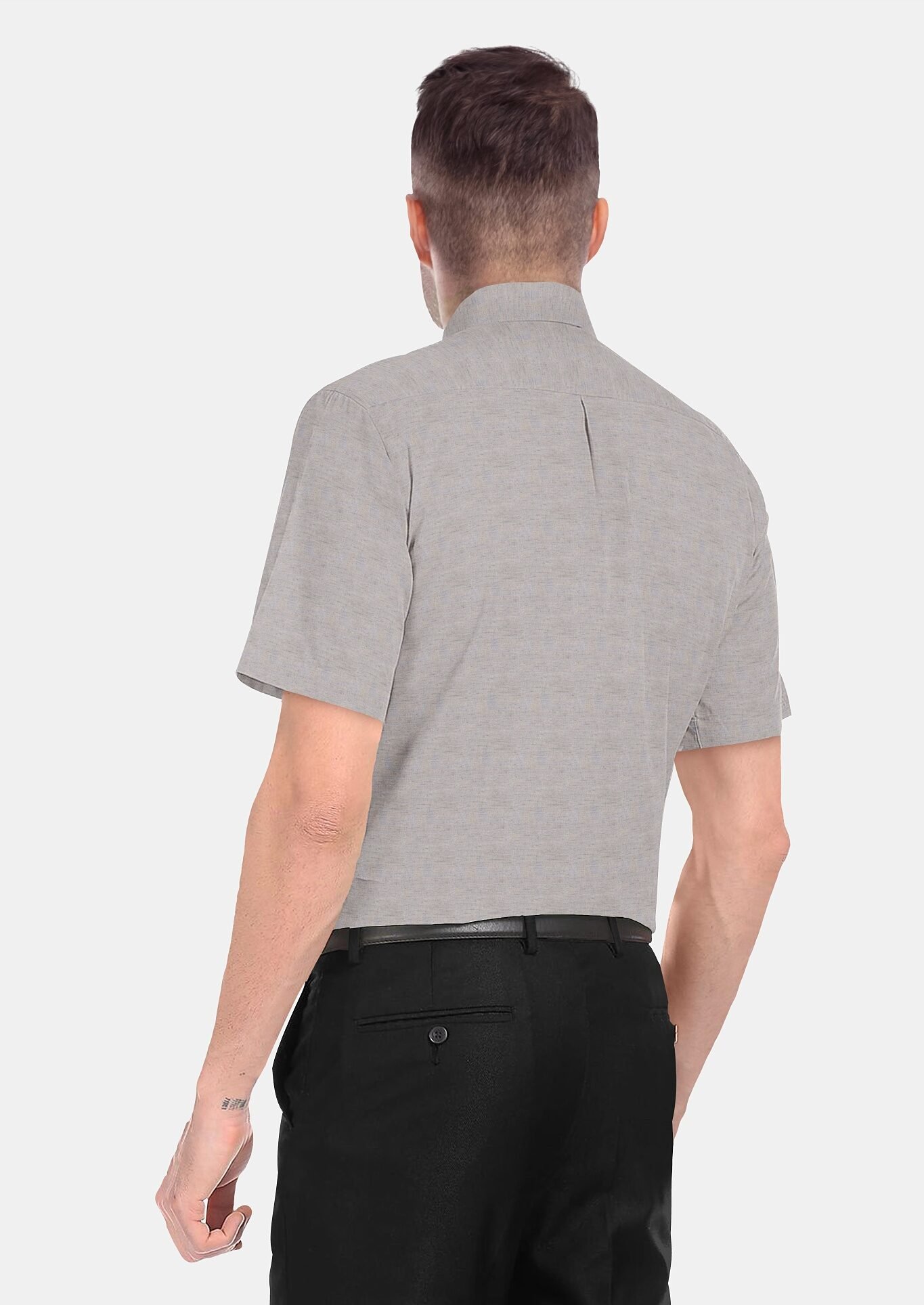 Cotton Linen Half Sleeves Shirt - Image 2