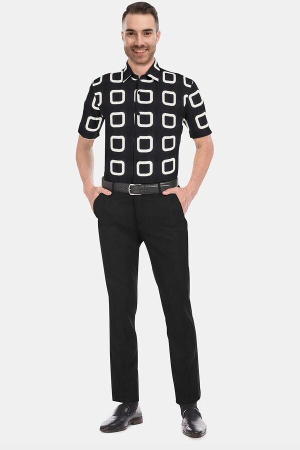 Printed Linen Cotton Half Sleeves Shirts - Image 4